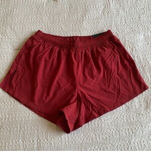 Abercrombie & Fitch YPB sprintTEK Lined Flyaway Short Dark Red Small Running Gym